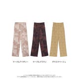 総柄パンツでモードかつ大人レディな着こなしに 総柄センタープレススラックスパンツ | Re:EDIT | 詳細画像18