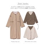 マルチな着こなしが楽しめるリバーシブルライナー&コートのレイヤードセット | Re:EDIT | 詳細画像5