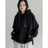 ブラック(001) | [累計販売枚数2.3万枚][イージーケア]オーバーサイズダンボールパーカー | Re:EDIT