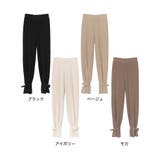 もっちりした肌触りがリラクシーなPBTニット2WAYリラックスパンツ | Re:EDIT | 詳細画像2