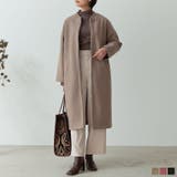 シンプルなシルエットシックに決まるジップコート | Re:EDIT | 詳細画像1