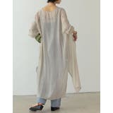 [低身長サイズ有][洗濯機で洗える]ボリュームスリーブ楊柳ガウンカーディガン | Re:EDIT | 詳細画像11 