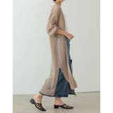 [低身長サイズ有][洗濯機で洗える]ボリュームスリーブ楊柳ガウンカーディガン | Re:EDIT | 詳細画像21 