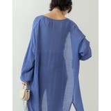 [低身長サイズ有][洗濯機で洗える]ボリュームスリーブ楊柳ガウンカーディガン | Re:EDIT | 詳細画像27 