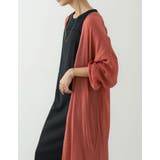 [低身長サイズ有][洗濯機で洗える]ボリュームスリーブ楊柳ガウンカーディガン | Re:EDIT | 詳細画像32 