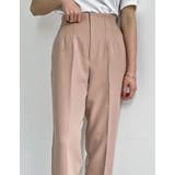 [低身長/高身長サイズ有]ツイルハイウエストダーツテーパードパンツ | Re:EDIT | 詳細画像14 