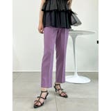 [低身長/高身長サイズ有]ツイルハイウエストダーツテーパードパンツ | Re:EDIT | 詳細画像5 