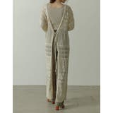 アイボリー(003) | 繊細なかぎ編みが印象的な透かし編みニットカーディガン | Re:EDIT