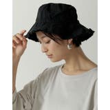 フリンジハットでさわやかスタイルに フリンジバケットハット 帽子/ハット | Re:EDIT | 詳細画像2