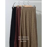 フレア過ぎない上品なシルエットの透かし編みニットスカート | Re:EDIT | 詳細画像2 