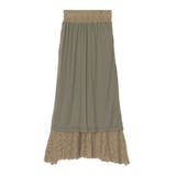 フレア過ぎない上品なシルエットの透かし編みニットスカート | Re:EDIT | 詳細画像22 