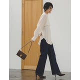 持つだけでクラシカルな印象に レトロベルトスクエアハンドバッグ バッグ | Re:EDIT | 詳細画像5