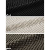 プラスオンするだけで即トレンドスタイルへ サイドリボンタートルネックニットベスト… | Re:EDIT | 詳細画像19 