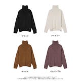 [2点セット]Vネックニットプルオーバー×タートルネックベストSET | Re:EDIT | 詳細画像18 