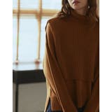 [2点セット]Vネックニットプルオーバー×タートルネックベストSET | Re:EDIT | 詳細画像25 