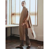 大人モードな雰囲気でコーデの主役に ダイヤ柄ハイネックロングニットベスト トップス | Re:EDIT | 詳細画像10