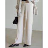 アイボリー(003) | リラクシーかつすっきりとしたシルエットで着こなせる [低身長サイズ有]リブニット… | Re:EDIT