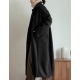 [低身長サイズ有]3WAYフェイクウールロングステンカラーコート | Re:EDIT | 詳細画像16 