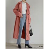 [低身長サイズ有]3WAYフェイクウールロングステンカラーコート | Re:EDIT | 詳細画像2 