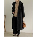 [低身長サイズ有]3WAYフェイクウールロングステンカラーコート | Re:EDIT | 詳細画像21 