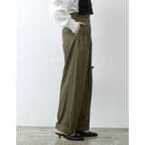 ウエストラップデザインが魅力のストレートパンツ | Re:EDIT | 詳細画像15