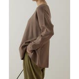 シンプルだからこそシルエットや着心地にこだわって Vネックニットプルオーバー | Re:EDIT | 詳細画像17