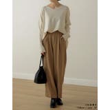 シンプルだからこそシルエットや着心地にこだわって Vネックニットプルオーバー | Re:EDIT | 詳細画像9