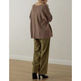 シンプルだからこそシルエットや着心地にこだわって Vネックニットプルオーバー | Re:EDIT | 詳細画像22