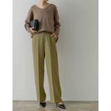 シンプルだからこそシルエットや着心地にこだわって Vネックニットプルオーバー | Re:EDIT | 詳細画像27