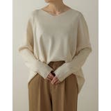 シンプルだからこそシルエットや着心地にこだわって Vネックニットプルオーバー | Re:EDIT | 詳細画像28