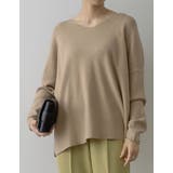 シンプルだからこそシルエットや着心地にこだわって Vネックニットプルオーバー | Re:EDIT | 詳細画像32