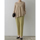 シンプルだからこそシルエットや着心地にこだわって Vネックニットプルオーバー | Re:EDIT | 詳細画像33