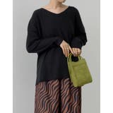 シンプルだからこそシルエットや着心地にこだわって Vネックニットプルオーバー | Re:EDIT | 詳細画像37