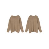 シンプルだからこそシルエットや着心地にこだわって Vネックニットプルオーバー | Re:EDIT | 詳細画像39