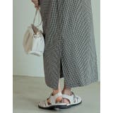 ストレートシルエットできれい見えが叶う大人スカート チェック柄ストレートスカート | Re:EDIT | 詳細画像7