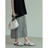 ストレートシルエットできれい見えが叶う大人スカート チェック柄ストレートスカート | Re:EDIT | 詳細画像9