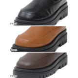 トラックソールで、今季旬のモードな足元に エコレザートラックソールロングブーツ | Re:EDIT | 詳細画像19