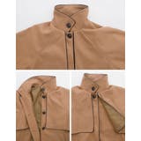 パイピングデザインが旬のオーバーサイズコート | Re:EDIT | 詳細画像11