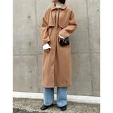 パイピングデザインが旬のオーバーサイズコート | Re:EDIT | 詳細画像2