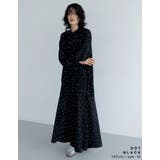 [低身長/高身長サイズ有]ヴィンテージプリントフレアワンピース | Re:EDIT | 詳細画像17 