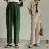 センタープレスの美脚クロップドパンツ | Re:EDIT | 詳細画像1