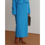 大人のリラックススタイルに [低身長サイズ有]鹿の子編みストレートニットスカート… | Re:EDIT | 詳細画像2 