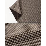 インナー合わせが魅力的なポンチョアウター ダブルフェイスチェックポンチョコート | Re:EDIT | 詳細画像14