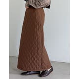 こだわりの洗練されたシルエット キルティングIラインロングスカート スカート | Re:EDIT | 詳細画像11