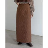 こだわりの洗練されたシルエット キルティングIラインロングスカート スカート | Re:EDIT | 詳細画像12