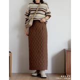 こだわりの洗練されたシルエット キルティングIラインロングスカート スカート | Re:EDIT | 詳細画像13