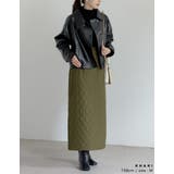 こだわりの洗練されたシルエット キルティングIラインロングスカート スカート | Re:EDIT | 詳細画像7