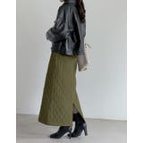 こだわりの洗練されたシルエット キルティングIラインロングスカート スカート | Re:EDIT | 詳細画像8