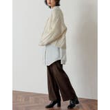 ランダムリブのざっくり編みショートカーデ ケーブル編ショートニットカーディガン | Re:EDIT | 詳細画像23