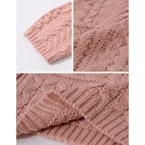 ランダムリブのざっくり編みショートカーデ ケーブル編ショートニットカーディガン | Re:EDIT | 詳細画像27